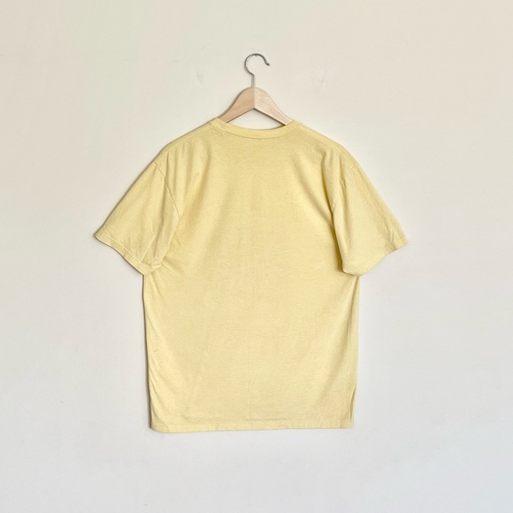 Anchorman Ron Burgundy Jogging or Yogging Retro Yellow T Shirt Adult size Large - Picture 5 of 10